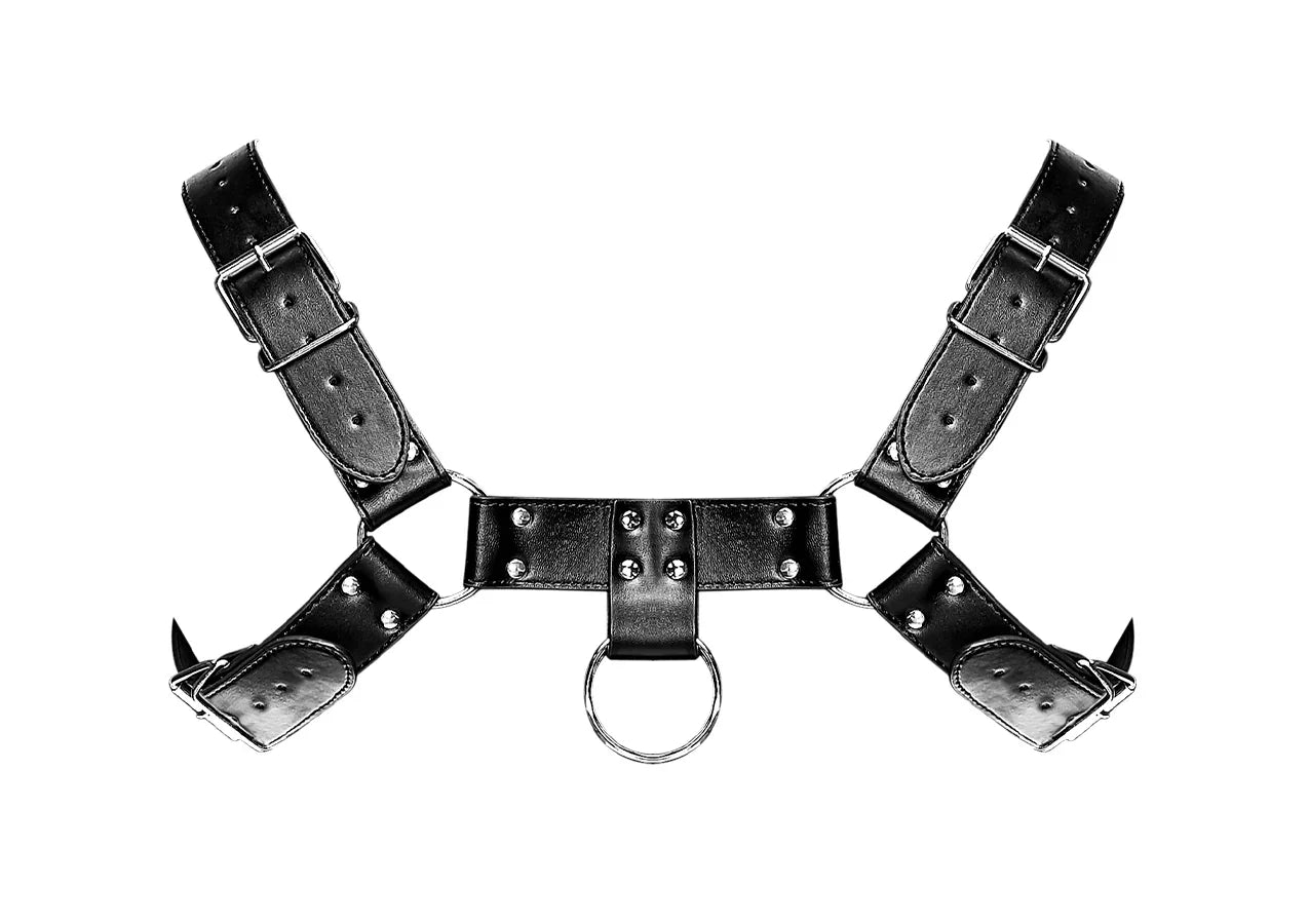 Male Power Leather Aries Black One Size