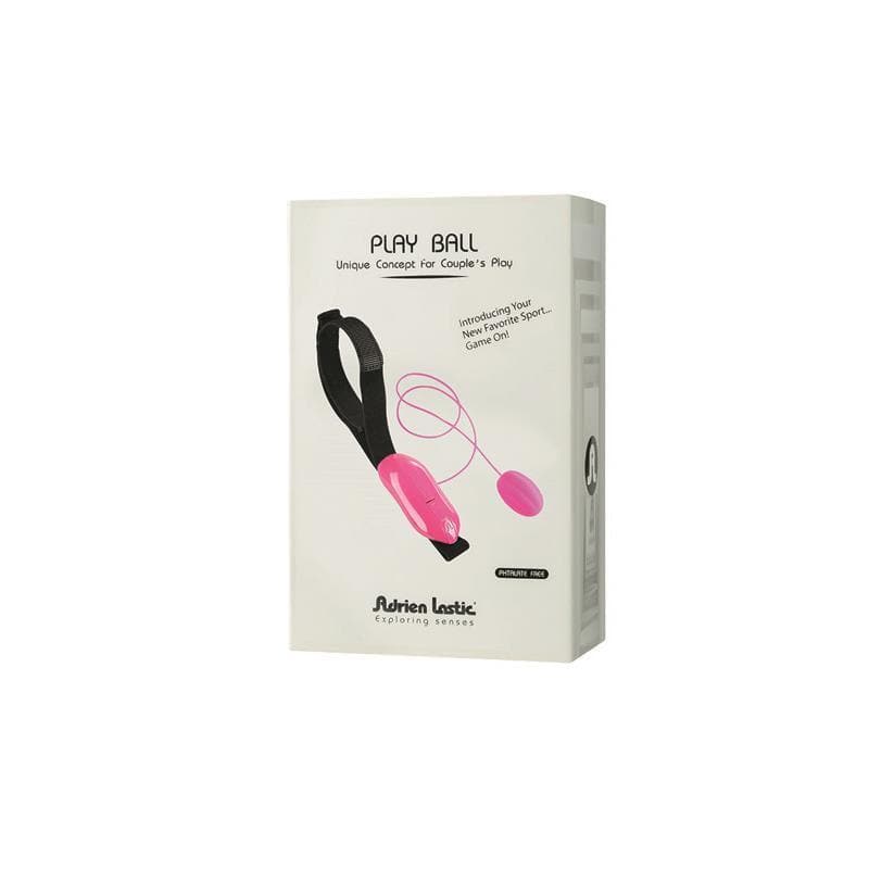 Play Ball Silicone Couples Vibrating Egg - Pink/Black - Romantic Blessings
