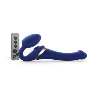 Strap-On-Me Multi Orgasm Bendable 3 Motor Strap-On Small - Romantic Blessings