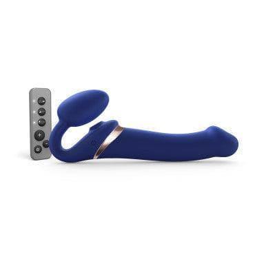 Strap-On-Me Multi Orgasm Bendable 3 Motor Strap-On Large - Romantic Blessings