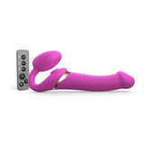 Strap-On-Me Multi Orgasm Bendable 3 Motor Strap-On Large - Romantic Blessings