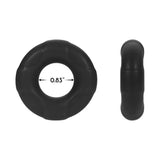 Forto F-33 100% Liquid Silicone Penis Ring Black - Romantic Blessings
