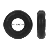 Forto F-33 100% Liquid Silicone Penis Ring Black - Romantic Blessings