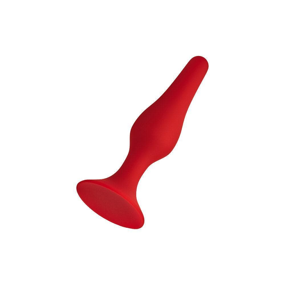 Forto F-11 Lungo Butt Plug with Suction Cup Base Red - Romantic Blessings