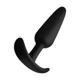 Forto F-31 100% Silicone Butt Plug with Flared Base Black - Romantic Blessings