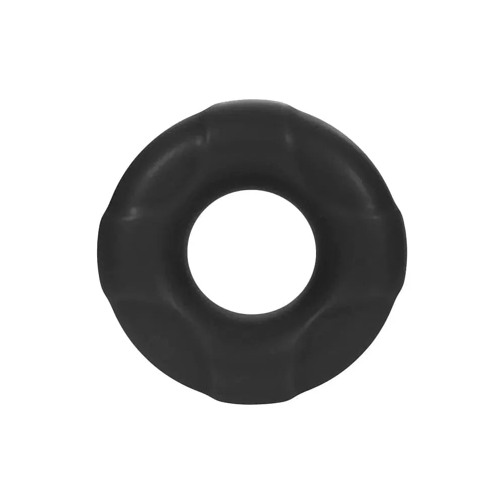 Forto F-33 100% Liquid Silicone Penis Ring Black - Romantic Blessings