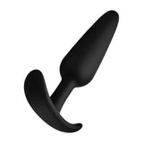 Forto F-31 100% Silicone Butt Plug with Flared Base Black - Romantic Blessings