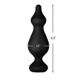 Forto F-30 Pointer Pointed Tip Butt Plug with Flat Base Black - Romantic Blessings