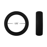 Forto F-64 100% Silicone Wide Penis Ring Black - Romantic Blessings