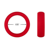 Forto F-64 100% Silicone Wide Penis Ring Red - Romantic Blessings