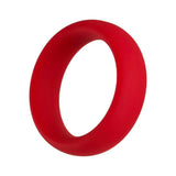 Forto F-64 100% Silicone Wide Penis Ring Red - Romantic Blessings