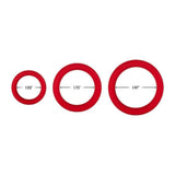 Forto F-64 100% Silicone Wide Penis Ring Red - Romantic Blessings