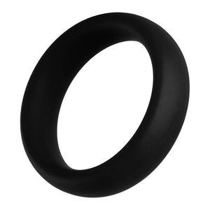 Forto F-64 100% Silicone Wide Penis Ring Black - Romantic Blessings