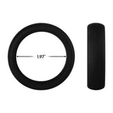 Forto F-64 100% Silicone Wide Penis Ring Black - Romantic Blessings