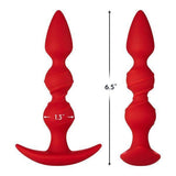 Forto F-42 Spiral Anal Beads Butt Plug - Romantic Blessings