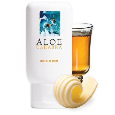 Aloe Cadabra Organic 2-in-1 Personal Lubricant & Vaginal Moisturizer Butter Rum 2.5 oz - Romantic Blessings