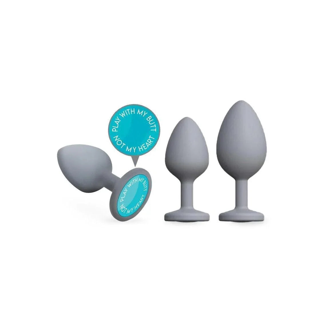 A-Play Silicone Anal Plugs Trainer 3 Piece Set - Romantic Blessings