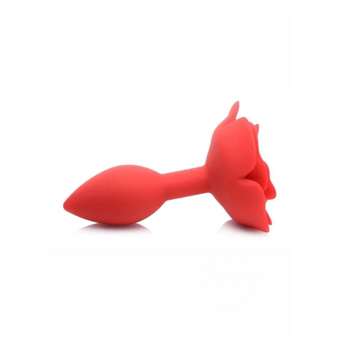 Booty Bloom Silicone Rose Anal Plug - Red - Romantic Blessings