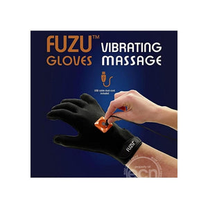 Fuzu Rechargeable Vibrating Massage Right and Left Hand Gloves - Romantic Blessings