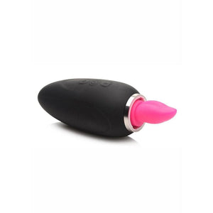 Inmi Lickgasm Mini 10X Licking & Sucking Rechargeable Silicone Clitoral Stimulator - Romantic Blessings