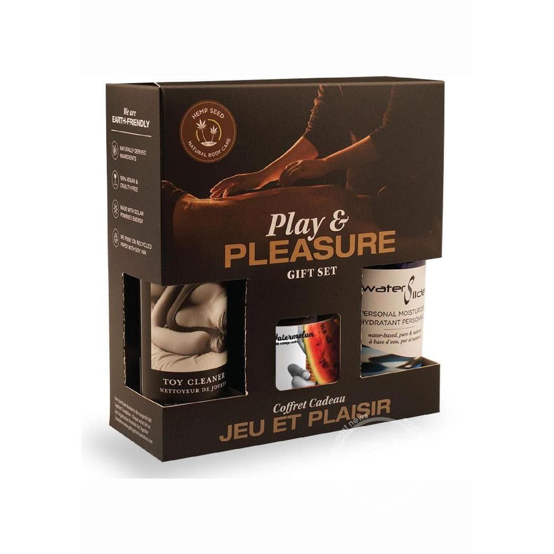 Earthly Body Hemp Seed Watermelon Play and Pleasures Set - Romantic Blessings