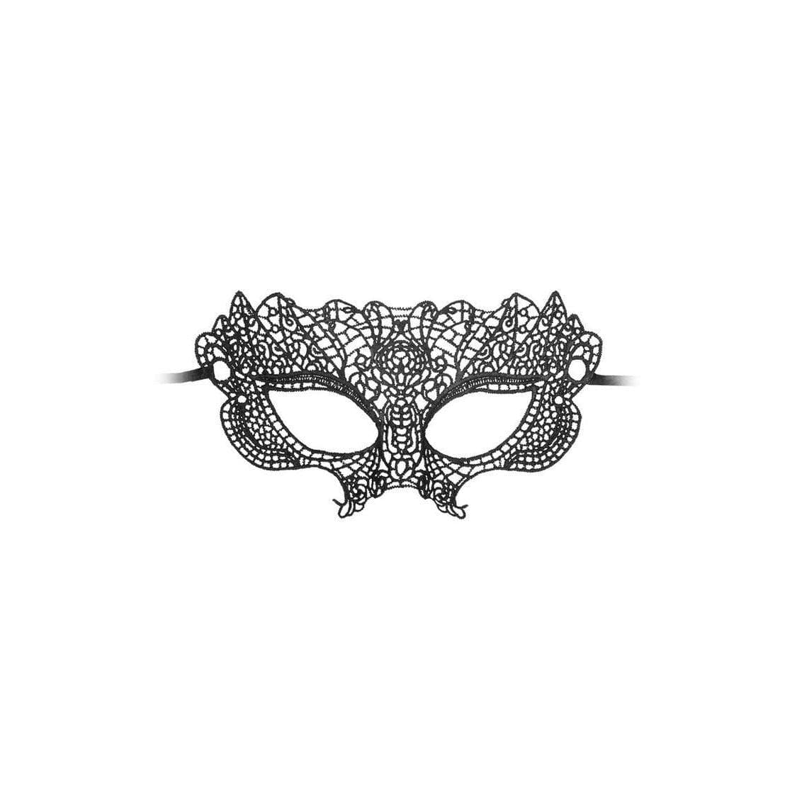 Ouch! Black & White Princess Lace Eye Mask Black - Romantic Blessings