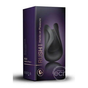 Rush Silicone Vibrating Textured Male Stroker - Romantic Blessings