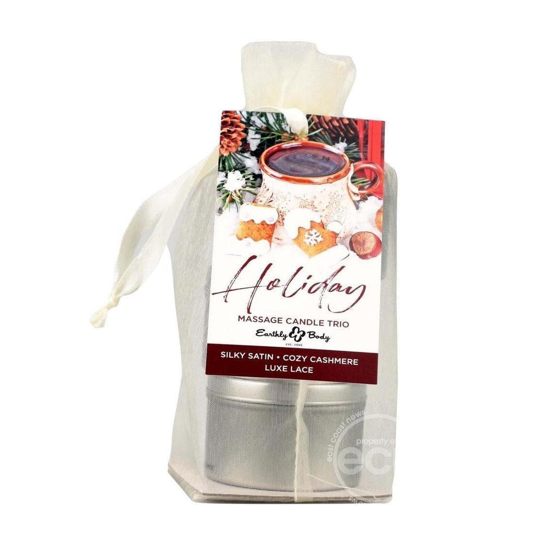 Earthly Body 2022 Holiday Candle Trio Bag 2 oz - Romantic Blessings