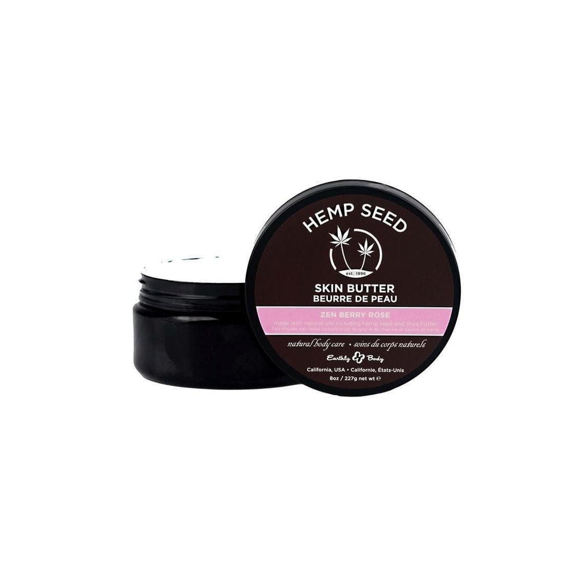 Earthly Body Hemp Seed Skin Butter Zen Berry Rose 8 oz - Romantic Blessings