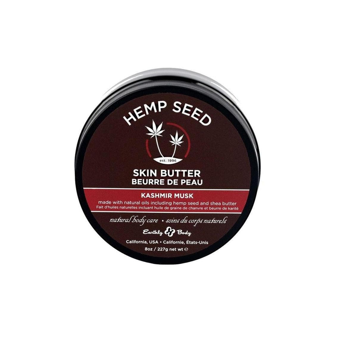 Earthly Body Hemp Seed Skin Butter Kashmir Musk 8 oz - Romantic Blessings