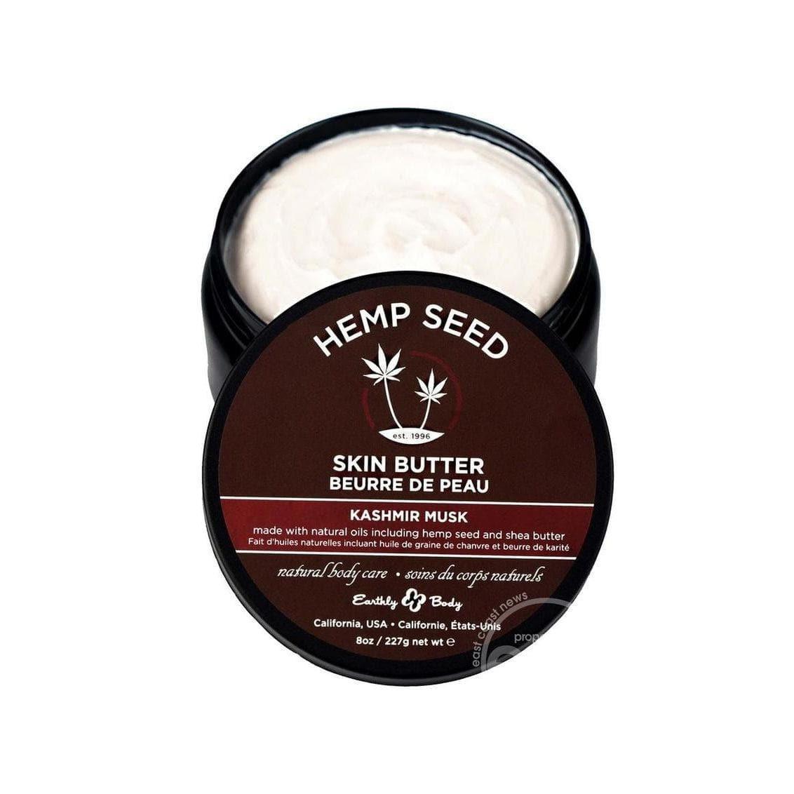 Earthly Body Hemp Seed Skin Butter Kashmir Musk 8 oz - Romantic Blessings