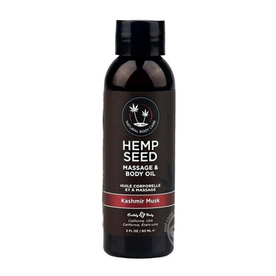Earthly Body Hemp Seed Massage & Body Oil Kashmir Musk - Romantic Blessings