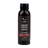 Earthly Body Hemp Seed Massage & Body Oil Kashmir Musk - Romantic Blessings