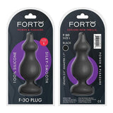 Forto F-30 Pointer Pointed Tip Butt Plug with Flat Base Black - Romantic Blessings