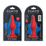 Forto F-11 Lungo Butt Plug with Suction Cup Base Red - Romantic Blessings