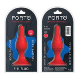 Forto F-11 Lungo Butt Plug with Suction Cup Base Red - Romantic Blessings
