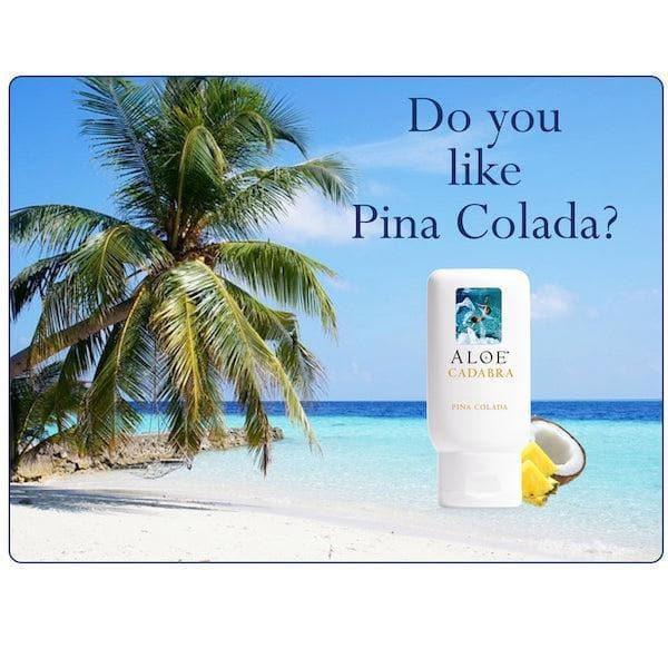 Aloe Cadabra Organic 2-in-1 Personal Lubricant & Vaginal Moisturizer Pina Colada 2.5 oz - Romantic Blessings
