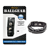 Ballgear Faux Leather Weighted Ball Stretcher Black