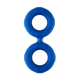 Forto F-81 Double Penis and Scrotum Ring Liquid Silicone Blue - Romantic Blessings