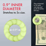 Forto F-25 23 mm 100% Liquid Silicone Penis Ring - Romantic Blessings