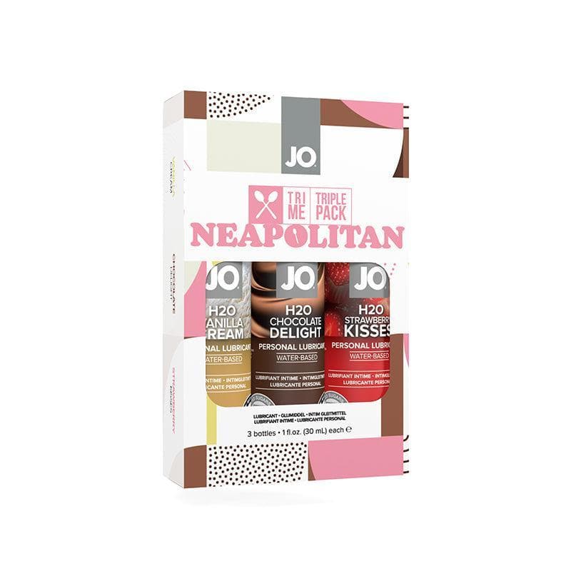 Jo Tri Me Triple Pack Vanilla Chocolate Strawberry Neapolitan - Romantic Blessings