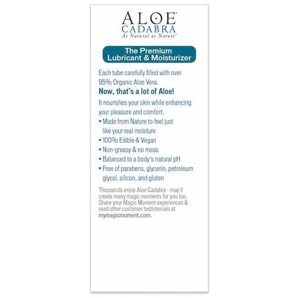 Aloe Cadabra Organic 2-in-1 Personal Lubricant & Vaginal Moisturizer Peppermint Tingle 2.5 OZ - Romantic Blessings