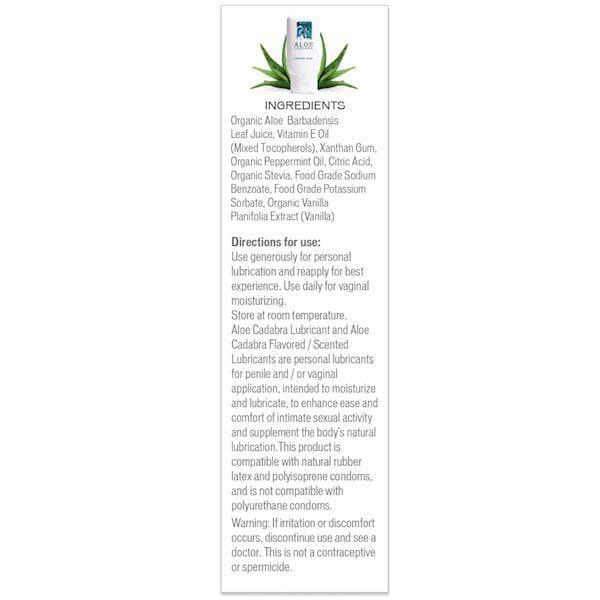 Aloe Cadabra Organic 2-in-1 Personal Lubricant & Vaginal Moisturizer Butter Rum 2.5 oz - Romantic Blessings