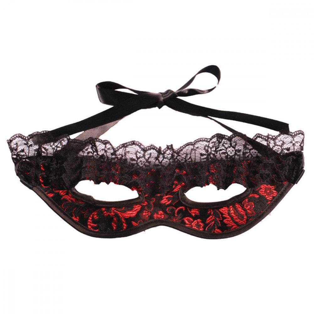 Madame's Mystique Satin and Lace Mask - Romantic Blessings