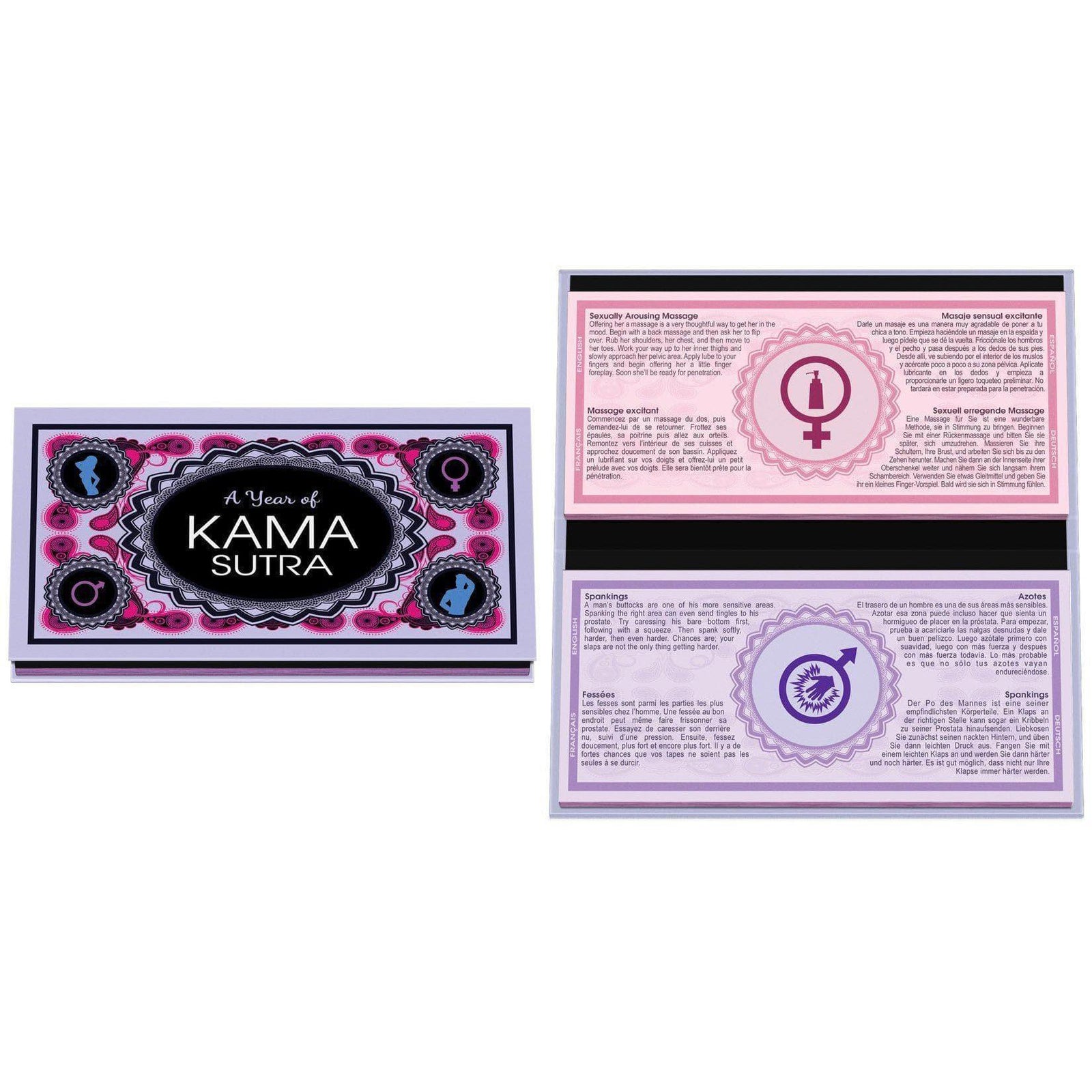 A Year Of Kama Sutra Couples Adult Foreplay and Sex Game - Romantic Blessings