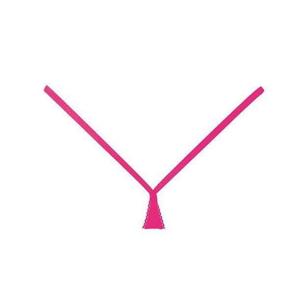 Adore Between the Sheets Wetlook Panty Hot Pink One Size - Romantic Blessings