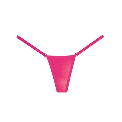 Adore Between the Sheets Wetlook Panty Hot Pink One Size - Romantic Blessings