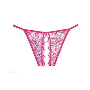 Adore Lace Enchanted Belle Panty One Size Hot Pink - Romantic Blessings