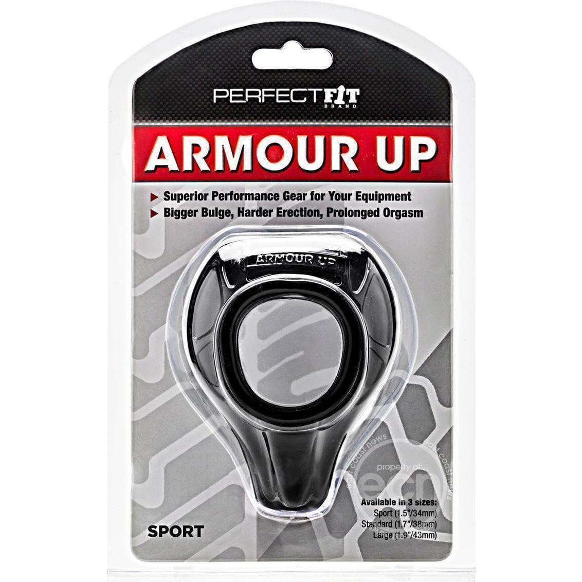 Armour Up Penis Erection Enhancement Ring Sport with Perineum Stimulation - Romantic Blessings