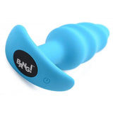Bang! 21 Function Vibrating Silicone Rechargeable Swirl Butt Plug With Remote Control - Romantic Blessings
